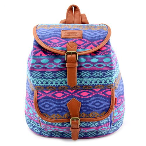 Target batoh Barevné hnědá koženka