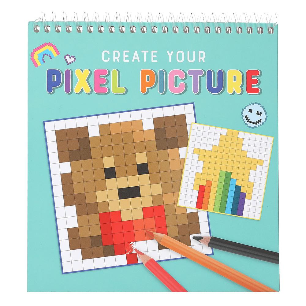 Kreativní pixelový sešit Create Your Pixel Picture Trends