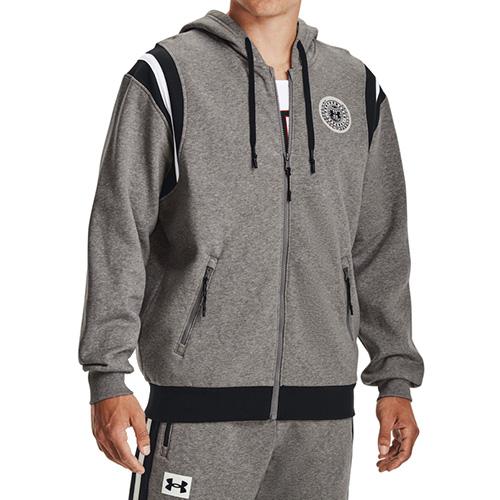 Under Armour Rival FLC Alma Mater na zip šedá