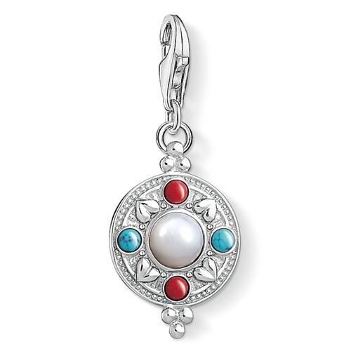 Thomas Sabo Přívěsek Etnická mince 1467 336 7 Charm Club mother-of-pearl