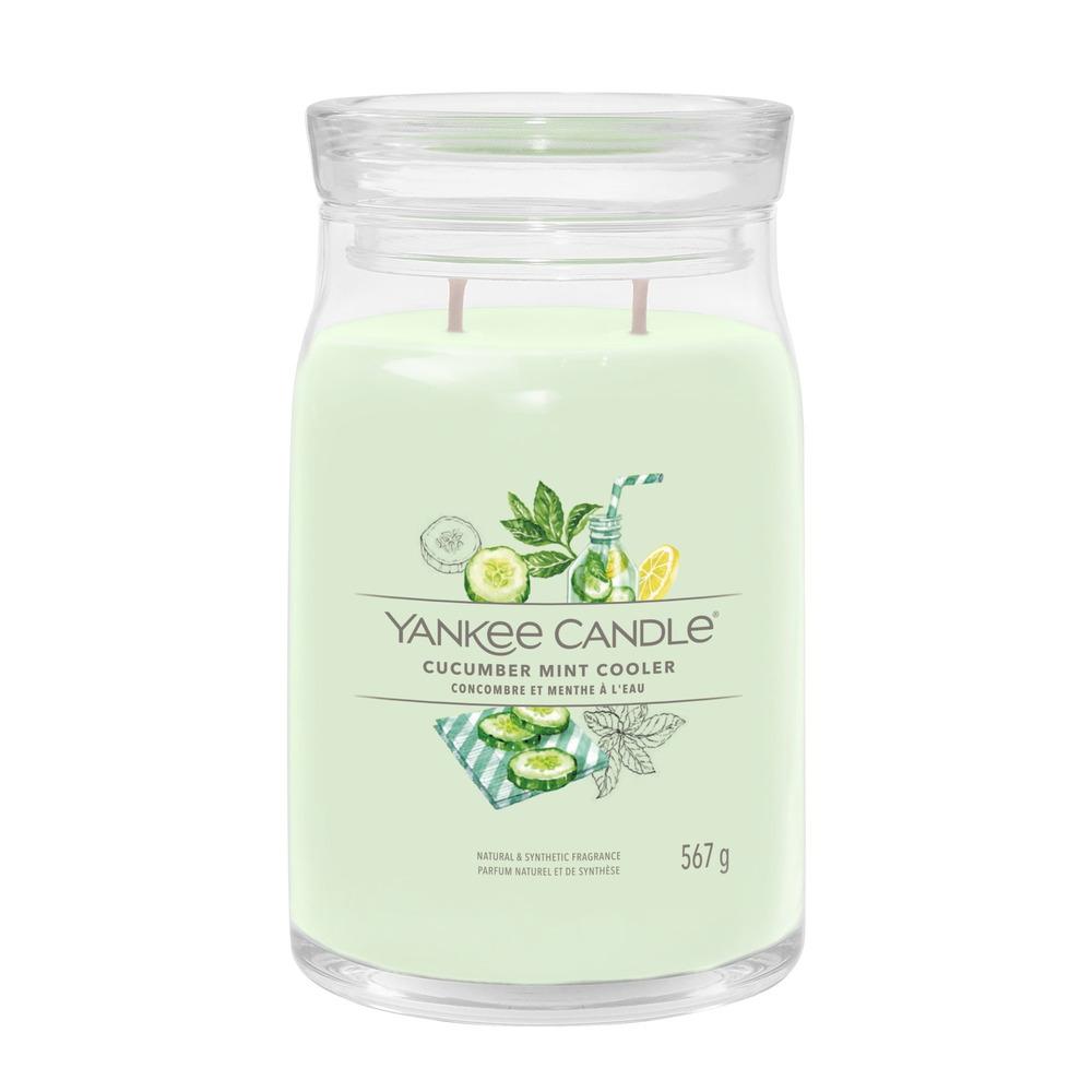 Svíčka Yankee Candle Signature velká, Cucumber Mint Cooler