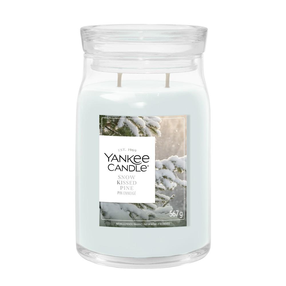 Svíčka Yankee Candle Signature velká, Snow Kissed Pine