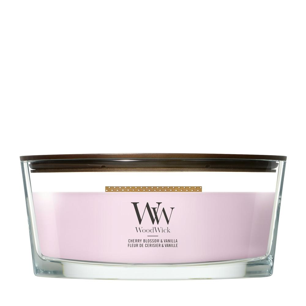 Svíčka WoodWick loď, Cherry Blossom & Vanilla