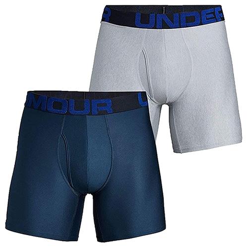 Under Armour pánské boxerky UA Tech 6in modrá 2 ks