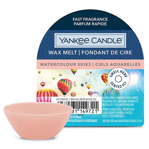 Yankee Candle Watercolour Skies vonný vosk do aromalampy 22 g