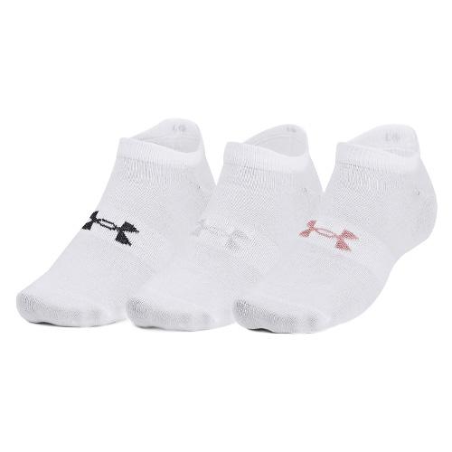 Under Armour ponožky UA Essential No Show 3pk-WHT 1361459-100