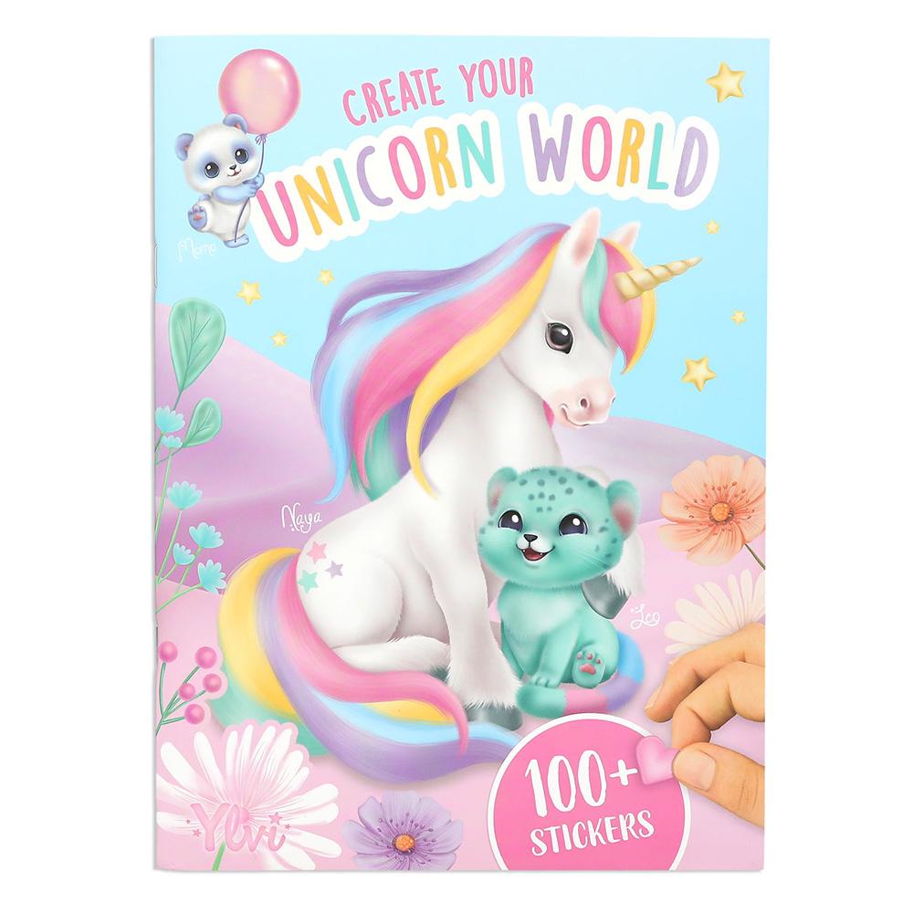 Create Your Samolepkový sešit Unicorn World Ylvi
