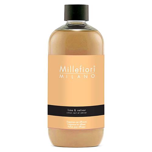 Millefiori Natural Lime & Vetiver náplň pro aroma difuzér 500 ml