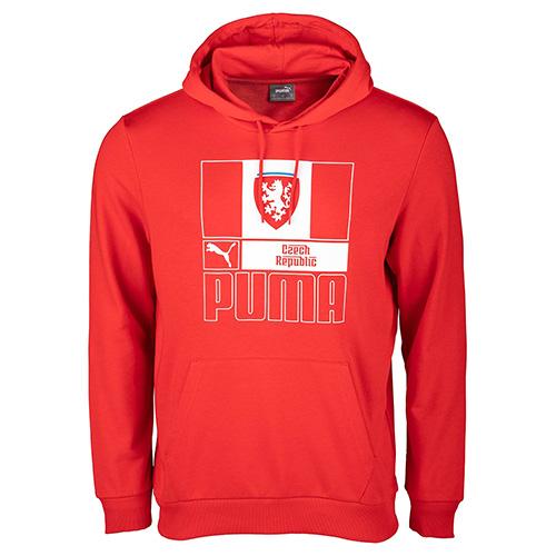 PUMA Mikina ČESKÁ REPUBLIKA FtblCore red