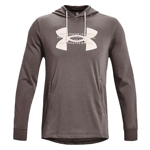 Under Armour UA Rival Terry Logo Hoodie-BRN 1373382-176