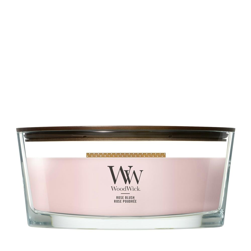 Svíčka WoodWick loď, Rose Blush