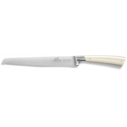 Levně Lion Sabatier Nůž na chleba EDONIST 20 cm, nerezové nýty, bílá