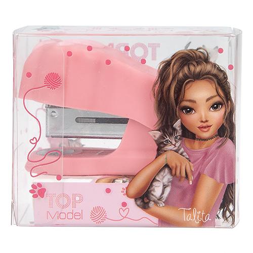 Levně Kancelářská mini sešívačka Top Model Pink, Talita