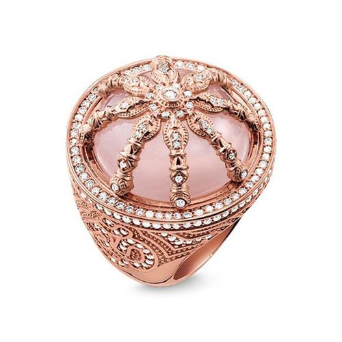 Thomas Sabo Prsten Růžové kolo TR2025 537 9 60 Sterling silver r