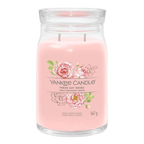 Levně YANKEE CANDLE Fresh Cut Roses svíčka 567g / 2 knoty (Signature velký)