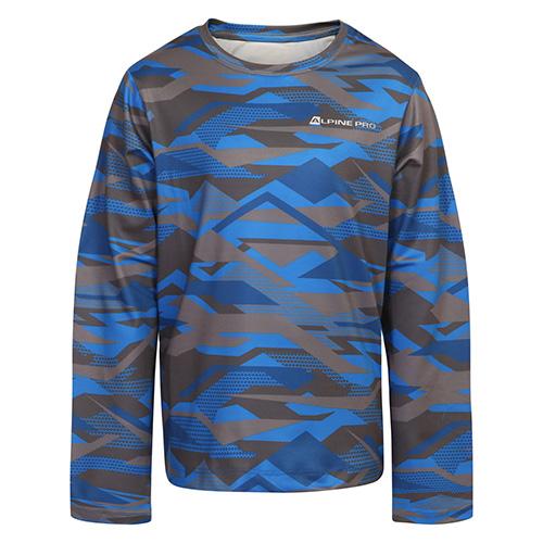 Alpine Pro DANZO dětské triko s dlouhým rukávem KTSX347 cobalt blue