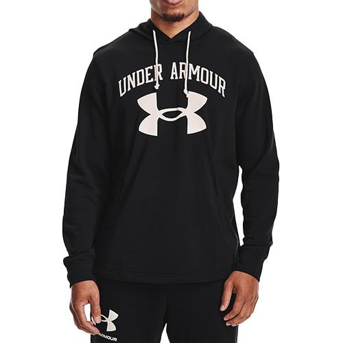 Under Armour Ua rival terry big logo hd-blk 1361559-001 Černá