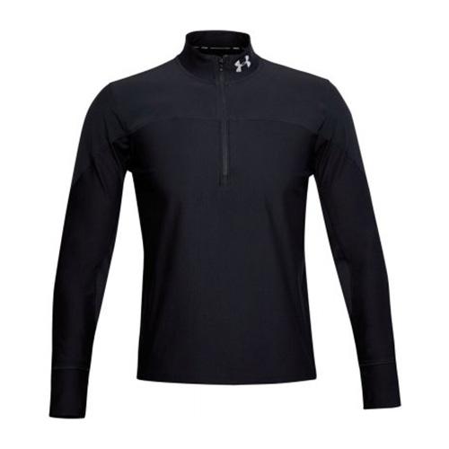 Under Armour Pánské sportovní tričko Qlifier Half Zip dlouhým rukávem černé