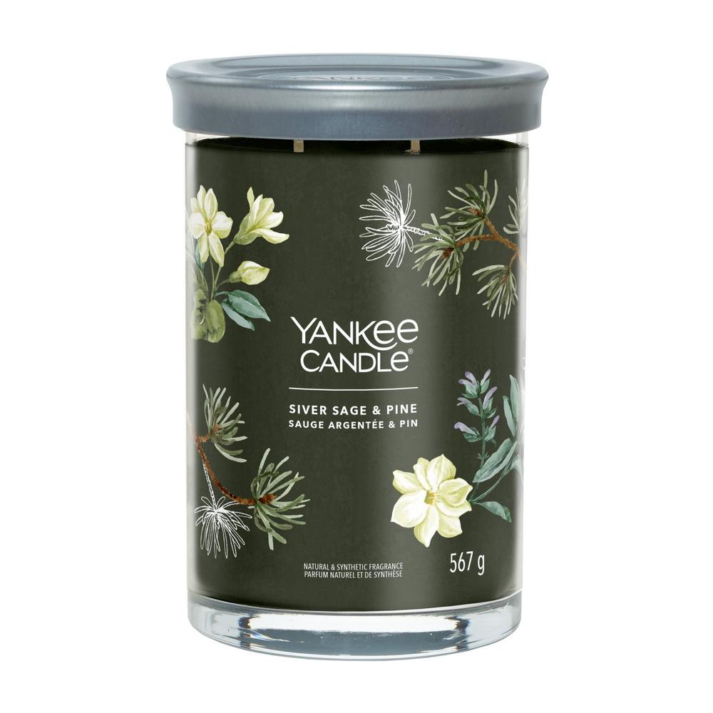 Svíčka Yankee Candle Signature Tumbler velká, Silver Sage & Pine