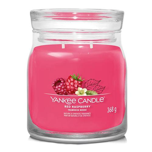 Levně YANKEE CANDLE Red Raspberry svíčka 368g / 2 knoty (Signature střední)