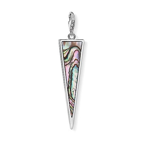 Thomas Sabo Přívěsek Trojúhelník s tyrkysovou perletí Y00269 7 Charm Club abalone mother