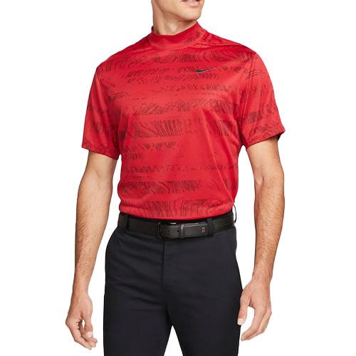 Nike pánské tričko Tiger Woods ADV sportovní triko se stojáčkem a krátkým rukávem