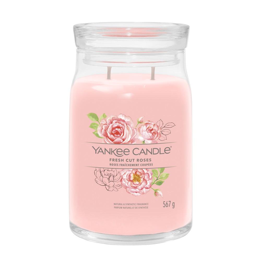 Svíčka Yankee Candle Signature velká, Fresh Cut Roses