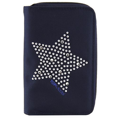 Top Peněženka s hvězdou Modrá