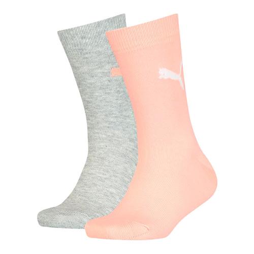 Puma dětské kotníkové ponožky Easy Rider Junior 2P Easy Rider Junior 2 páry šedé a broskvové