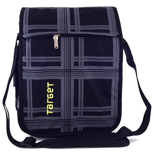 Taška přes rameno TARGET Černo/šedá s kostkami