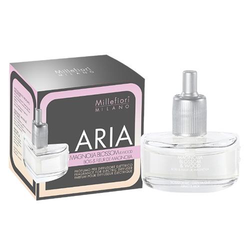 Millefiori Milano Aria Magnolia Blossom & Wood - Květy magnólie a Dřevo náplň do elektrického difuzéru voní 6-8 týdnů 20 ml