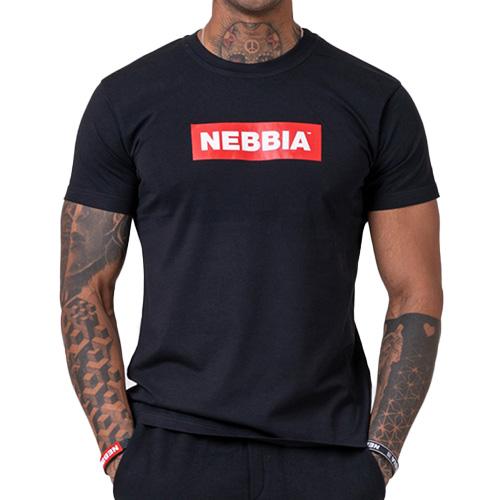 Nebbia Pánské tričko 593 černé