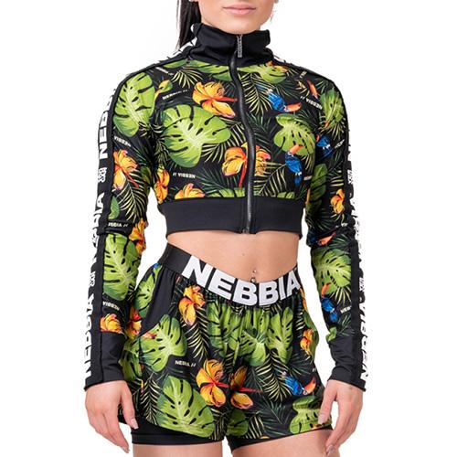 Nebbia Cropped High Energy green