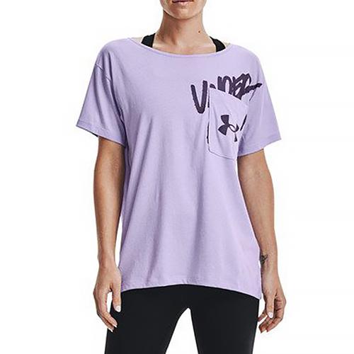 Dámské tričko Under Armour Lve Overszed Graphic WM Tee - 3470925