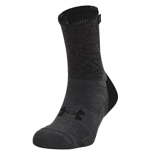 Under Armour ArmourDry Run Crew pánské ponožky Černá Šedá