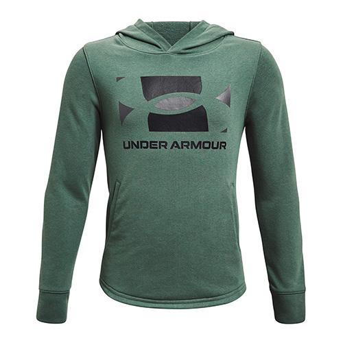 UA RIVAL TERRY HOODIE-GRN
