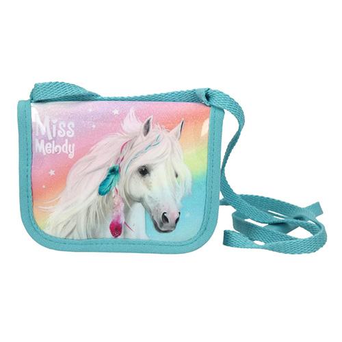 Miss Melody Peněženka Třpytivá duha suchý zip