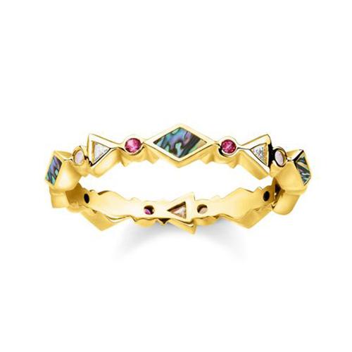 Thomas Sabo Prsten Barevné kameny TR2229 295 7 52 Sterling silver