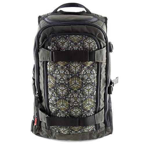 Target Sportovní batoh černo/zelená s ornamenty