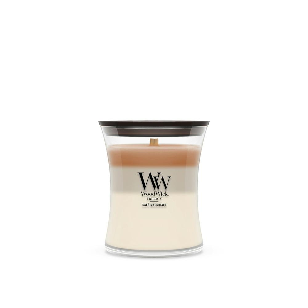 Svíčka WoodWick Trilogy střední, Café Macchiato