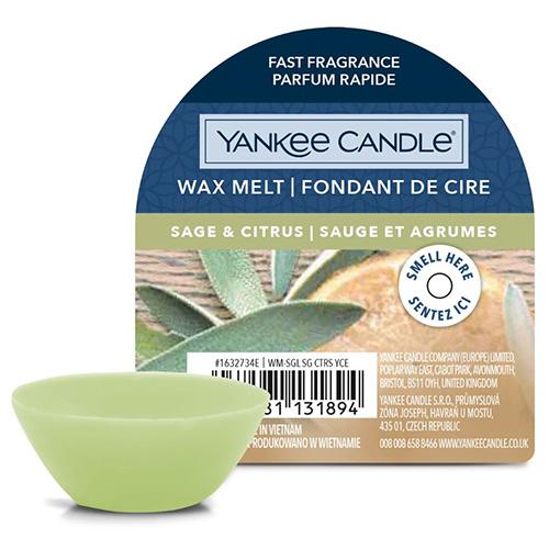 Yankee Candle vonný vosk Sage & Citrus Šalvěj a citrus 22 g
