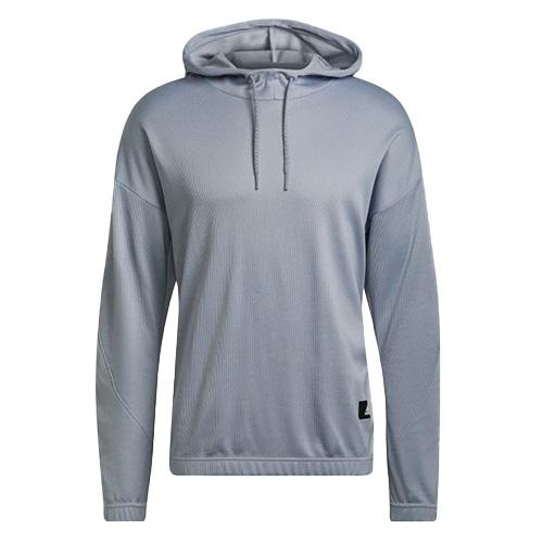 adidas TRVL 3-Stripes Hoodie mikina šedá