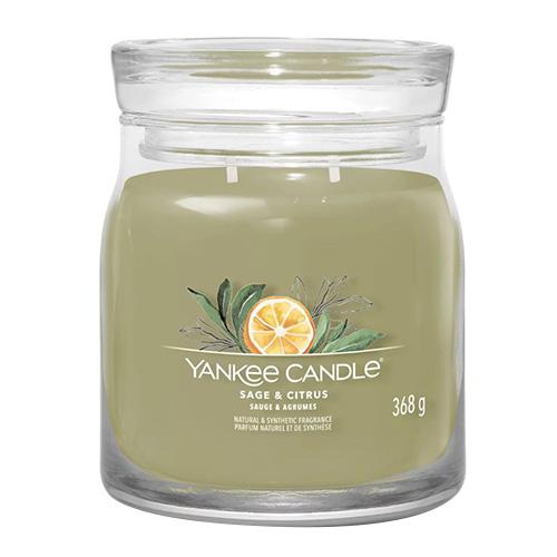 Levně Yankee Candle Signature SAGE & CITRUS 368 g