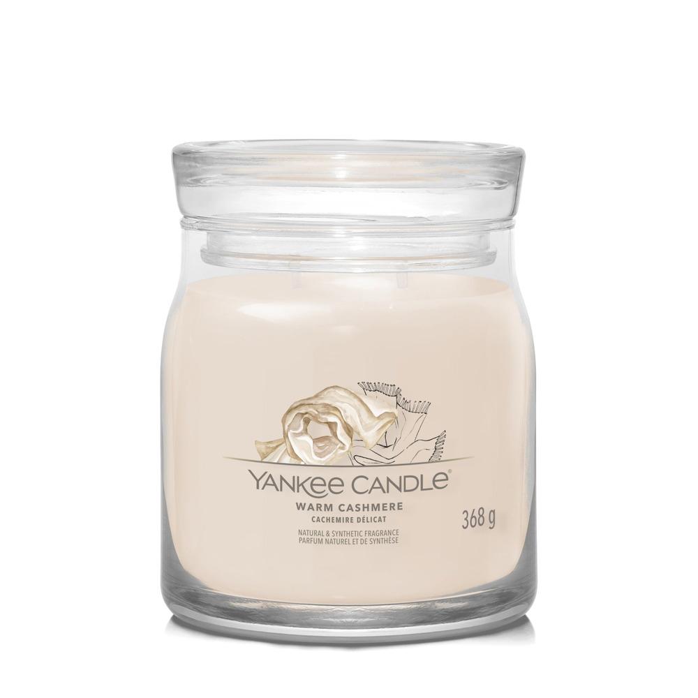 Svíčka Yankee Candle Signature střední, Warm Cashmere