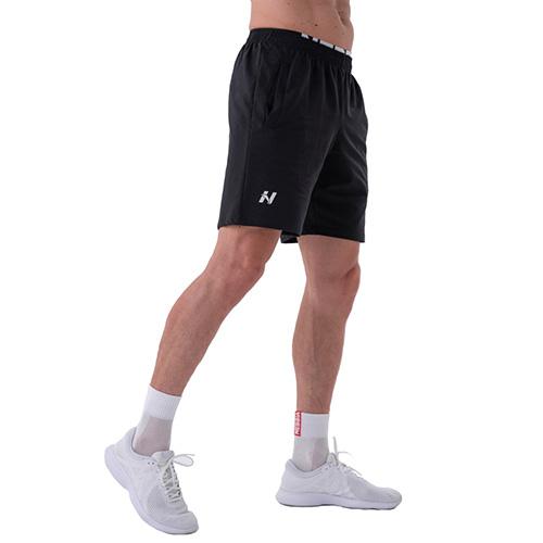 Nebbia Next Level šortky Relaxed-fit 319 Black Černá