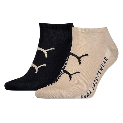 Puma Cat Logo Sneaker Cat Logo Sneaker 2 páry pohodlné sportovní v klasickém černém a hnědém provedení s kontrastním logem kočky