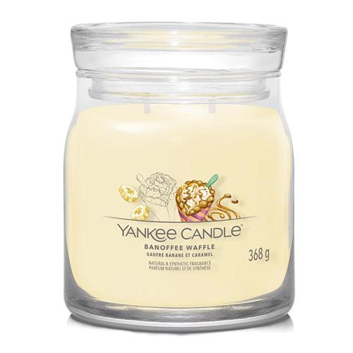 Levně YANKEE CANDLE Banoffee Waffle svíčka 368g / 2 knoty (Signature střední)