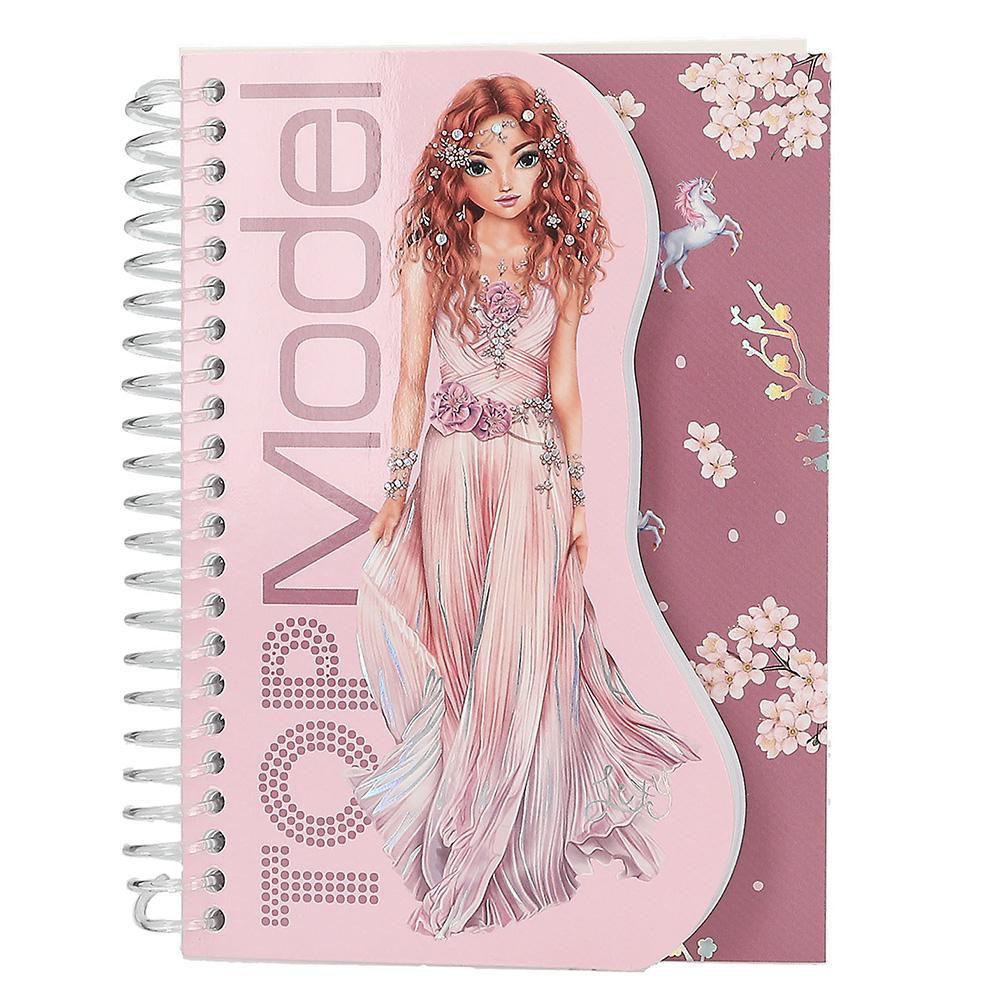 Zápisník se spirálou a stránkami pro návrhy Top Model - 3525799