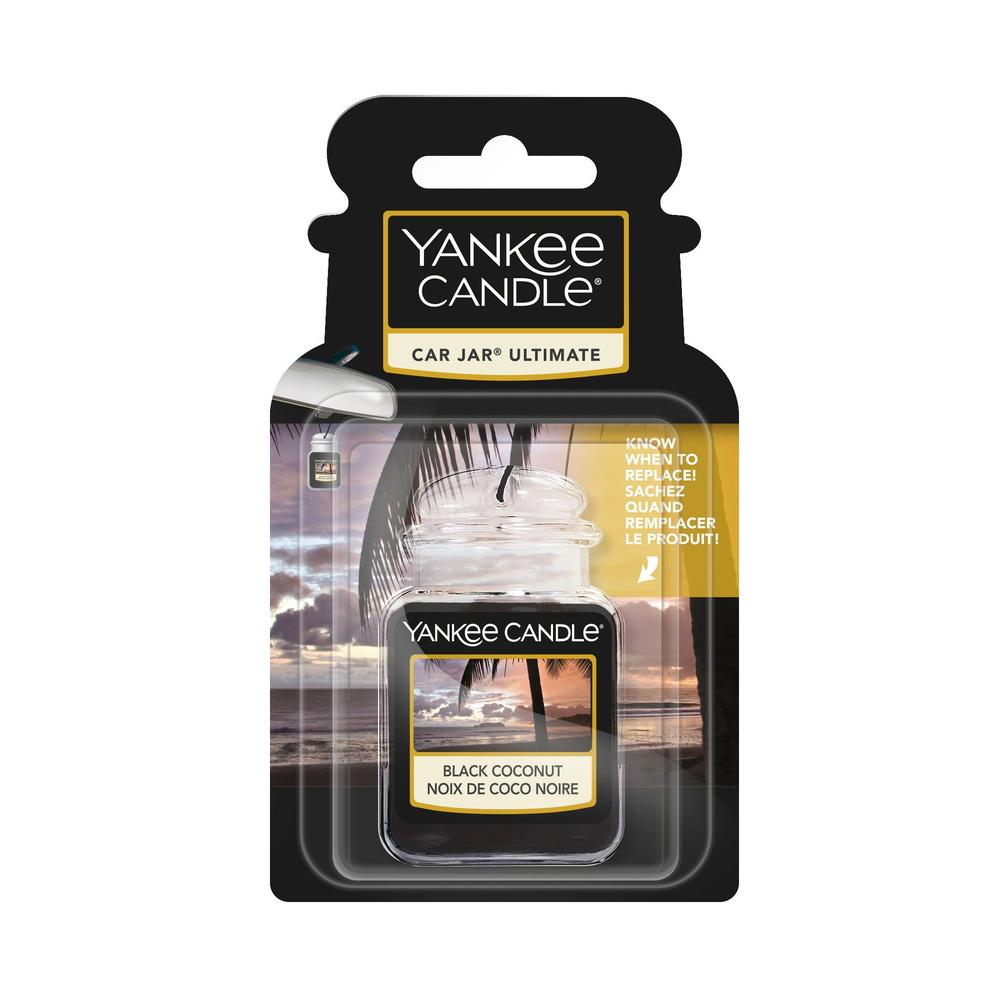 Osvěžovač do auta Yankee Candle gelová visačka, Black Coconut