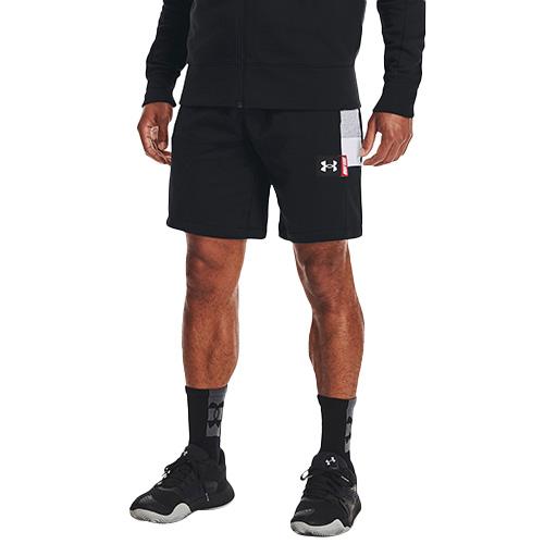 UA PERIMETER FLEECE SHORT-BLK - 3469201